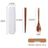 Abay Portable Wooden Cutlery Set with Storage Case