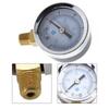 1pc Bottom Mount Pressure Gauge Low Pressure Stainless Iron Diameter 1/8 For Fuel Air Oil Gas Water Oil Gas Measurement