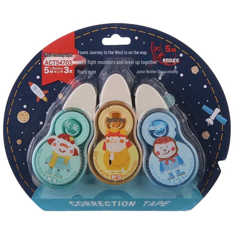 

M&G Youmi Маленький Монстр Белая Корректирующая Лента 5 м, Упаковка 12 шт.