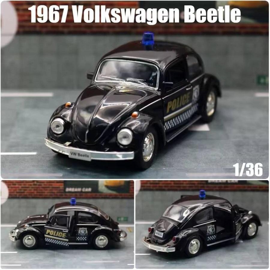 Retro Klasický 1967 Volkswagen Brouk 5palcové kovové auto Simulace Odlévaný a Hračka Vozidlo RMZ city 1:36 dárků ze slitinových modelů pro děti