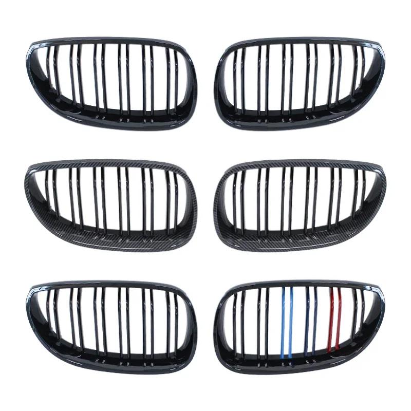For BMW E60 E61 M5 5 Series 2003-2009 Front Bumper Double Kidney Air Grille