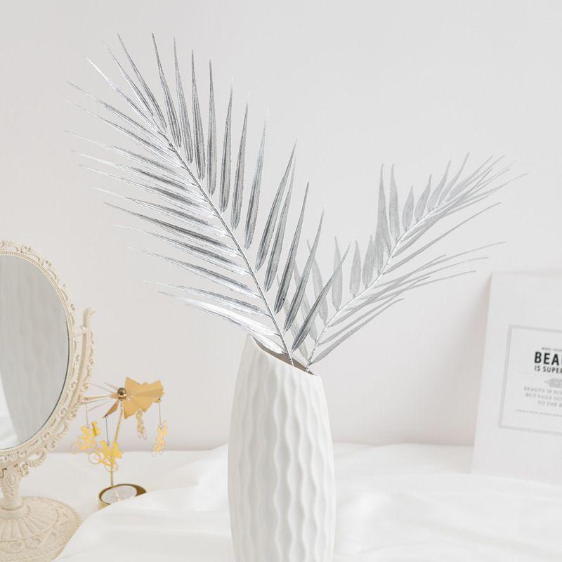 1/5pcs Artificial Plant Areca Palm Palm Leaf Home Garden Bonsai Christmas Wedding Bridal Bouquet Outdoor Wall Decoration DIY Box