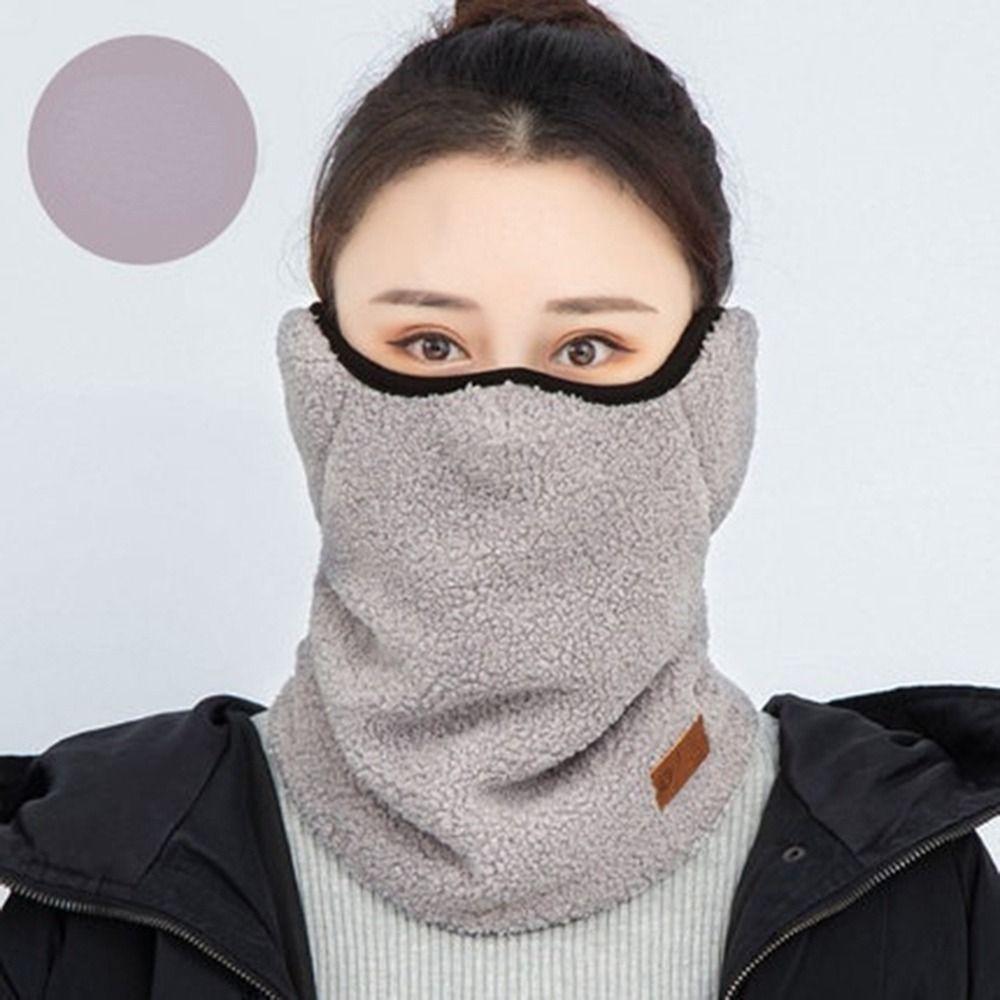 Neck Warmer Windproof Face Mask Neck Tube Scarf Women Scarf Winter Neck Mask Cycling Face Scarf