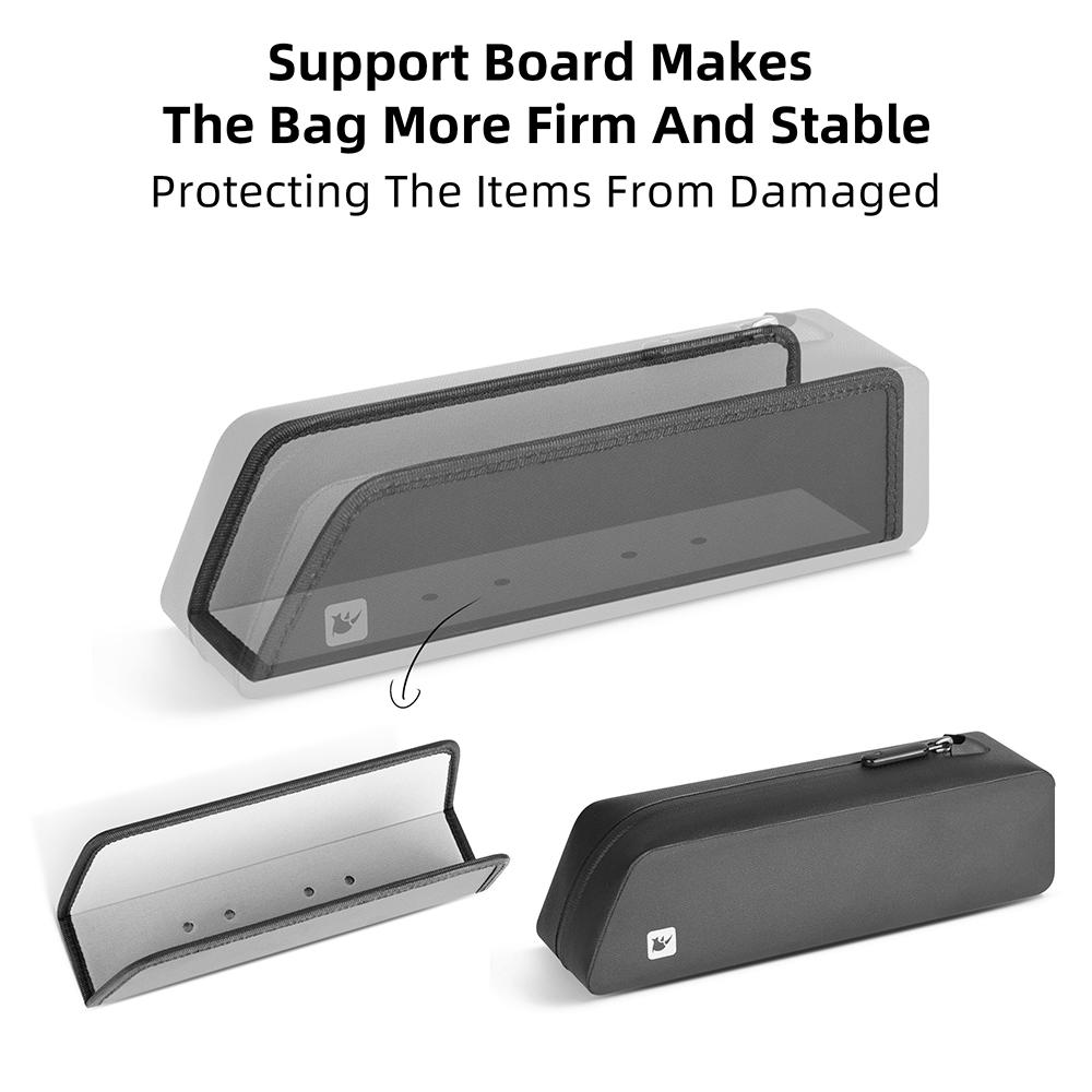 1PC Black Bike Top Tube Bag With Bolt Mounted & Strap Waterproof Aerodynamic Low Drag Fit For Mtb Road Bicycle Storage Pack