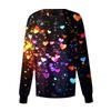 Women Long Sleeve Printed Pocket Working Stand Collar Single-breasted Protective Overalls Cardigan Jacket Top