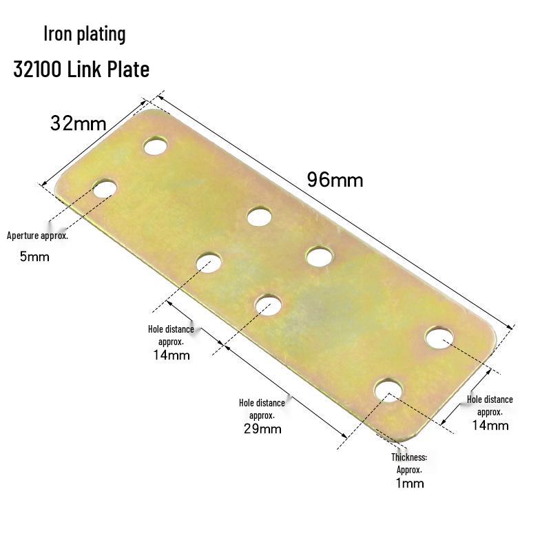 90° TL Type Cold-Rolled Steel Angle Iron Shelf Support Connector