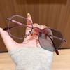 Delicate Sparkling Polygonal Photochromic Myopia Glasses Comfortable Durable High Definition High-quality Eyewear 0 To -4.0