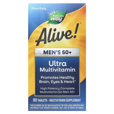 Alive! Men's 50+ Complete Multivitamin 60 Tablets