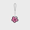 Pink Drawing Flower Phone Strap