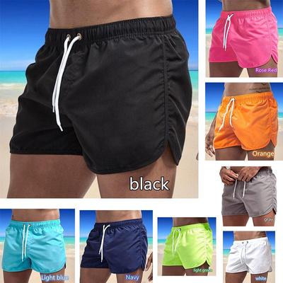 Summer Men's Quick-Drying Swim Trunks Sports Pants Swimwear Beach Shorts Jogging Shorts