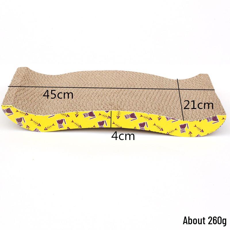 Cat Scratcher Board: Corrugated Cardboard Toy in Various Styles