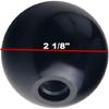 DEWHEL Black/White Inlay Sphere Aluminum 200 Grams Weighted Manual Shift Knob 5 Speed Short Throw Shifter M12X1.25 M10X1.5 M10X1.25 M8X1.25