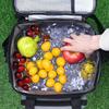 7035 Portable Picnic Tote Insulated Bag Oxford Fabric Large Capacity Outdoor Camping Lunch Box