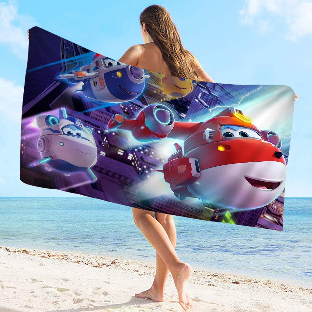 Super Wings Towel Microfiber Beach Towel Absorbent Quick Dry Soft Yoga Swimming Resort Mountain Climbing Towel