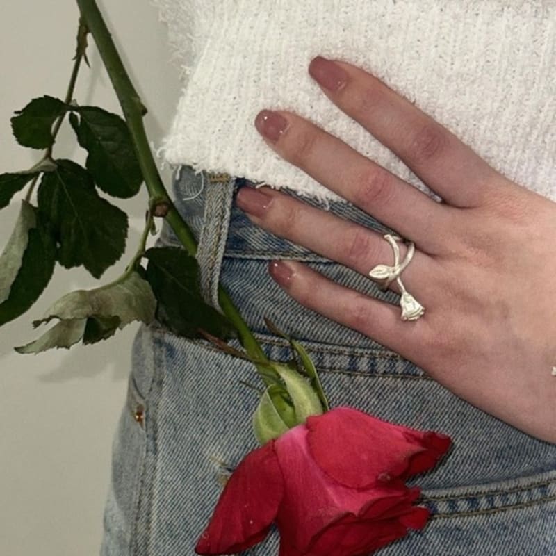 Cerofar NOTHORN RING SILVER