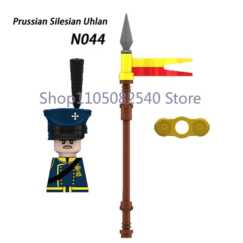 Medieval Military Soldier Figures Napoleon MOC Building Blocks Cavalry Weapons Shield Armor Cannon Militia Cowboy Toys Gift Z013