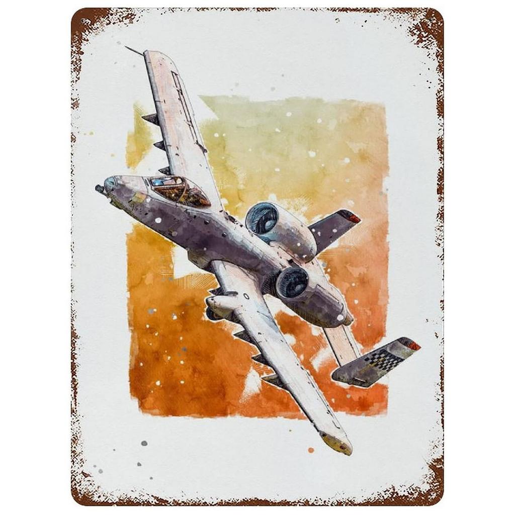Vintage Fight Plane Metal Tin Signs Plaque Plate Retro Wall Art Posters for Man Cave Bar Pub Clubs Cafe Iron Painting Decoration