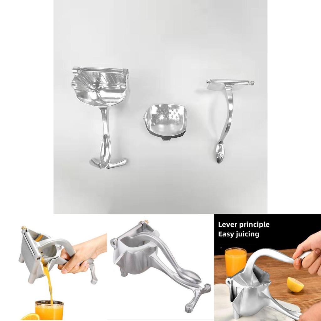 Manuell juicepress av premiumkvalitet i aluminiumlegering för enkel och rolig pressning av citrusfrukter