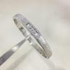 Meijia 925 Sterling Silver Sliding Bead Diamond Bracelet – Fashionable & Elegant Design for Couples