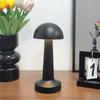Mushroom LED Table Lamp Rechargeable Touch Night Light Wireless Dimmable For Home Bar Coffee Dining Room Decor Retro Table Lamp
