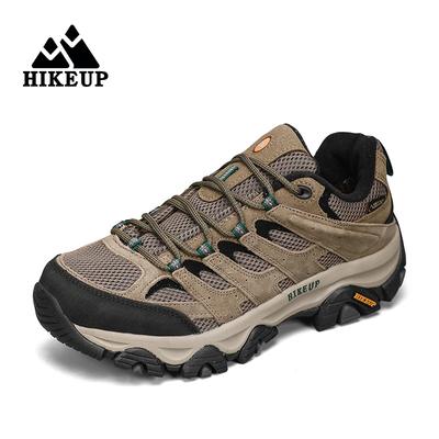 Hikeup Pánské turistické boty Designové lezecké trekingové tenisky pro muže Kožené venkovní sportovní pracovní boty pro muže Běžecké boty