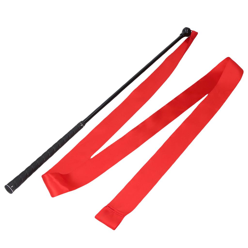 Club Swing Trainer Stick with Ribbon Improve Swing Posture Rhythm Training for Indoor Outdoor 27.6in Long