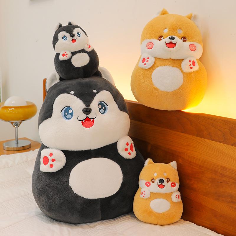

Shiba Inu Plush Toy - Cute Dog Doll for Kids, Gift Idea 23cm 0.15kg чёрный
