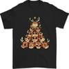 Men's Rudolf Reindeer Christmas Funny T-Shirt 100% Cotton