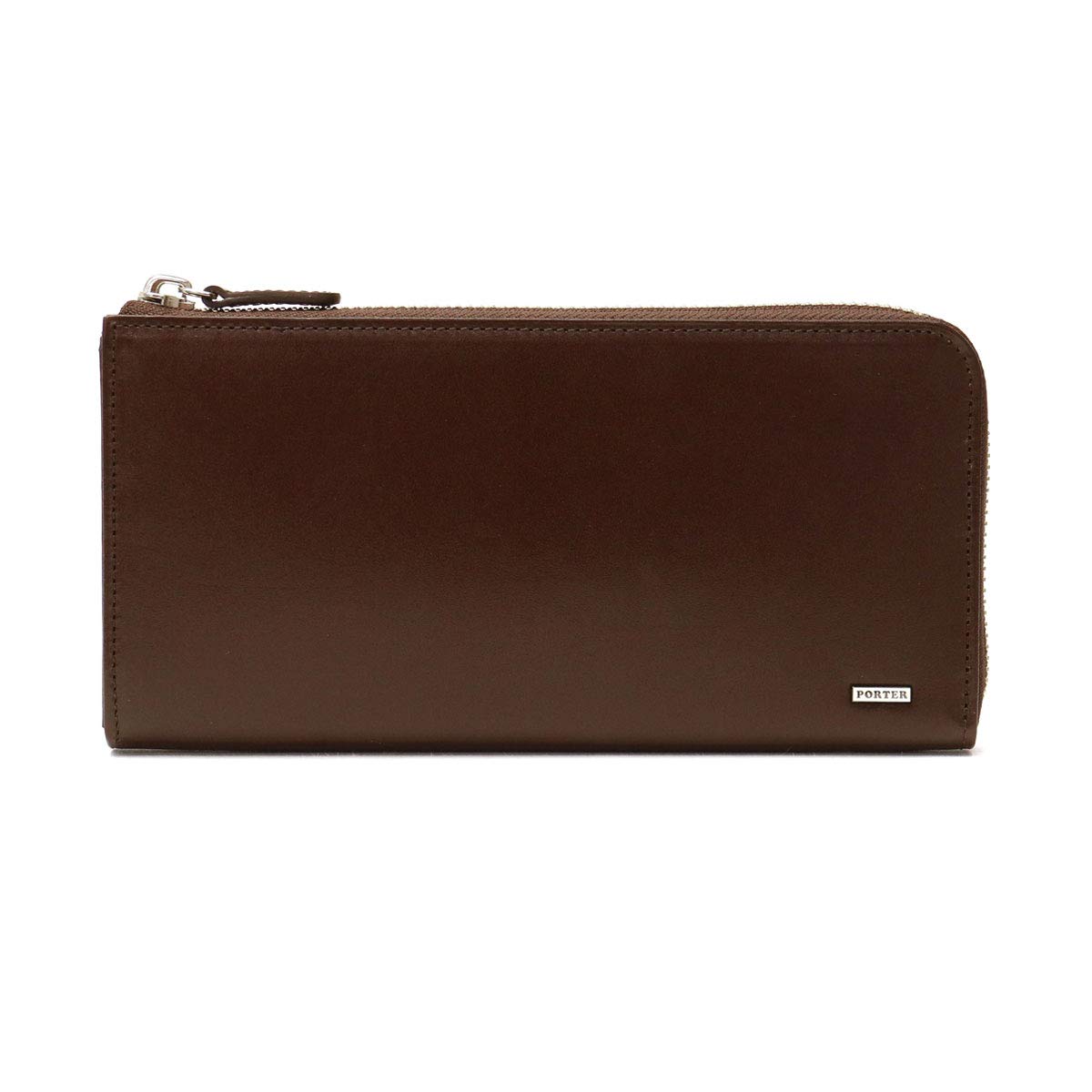 

[Porter] PORTER SHEEN Long Wallet Wallet L-shaped Zipper 110-02927 (Brown)