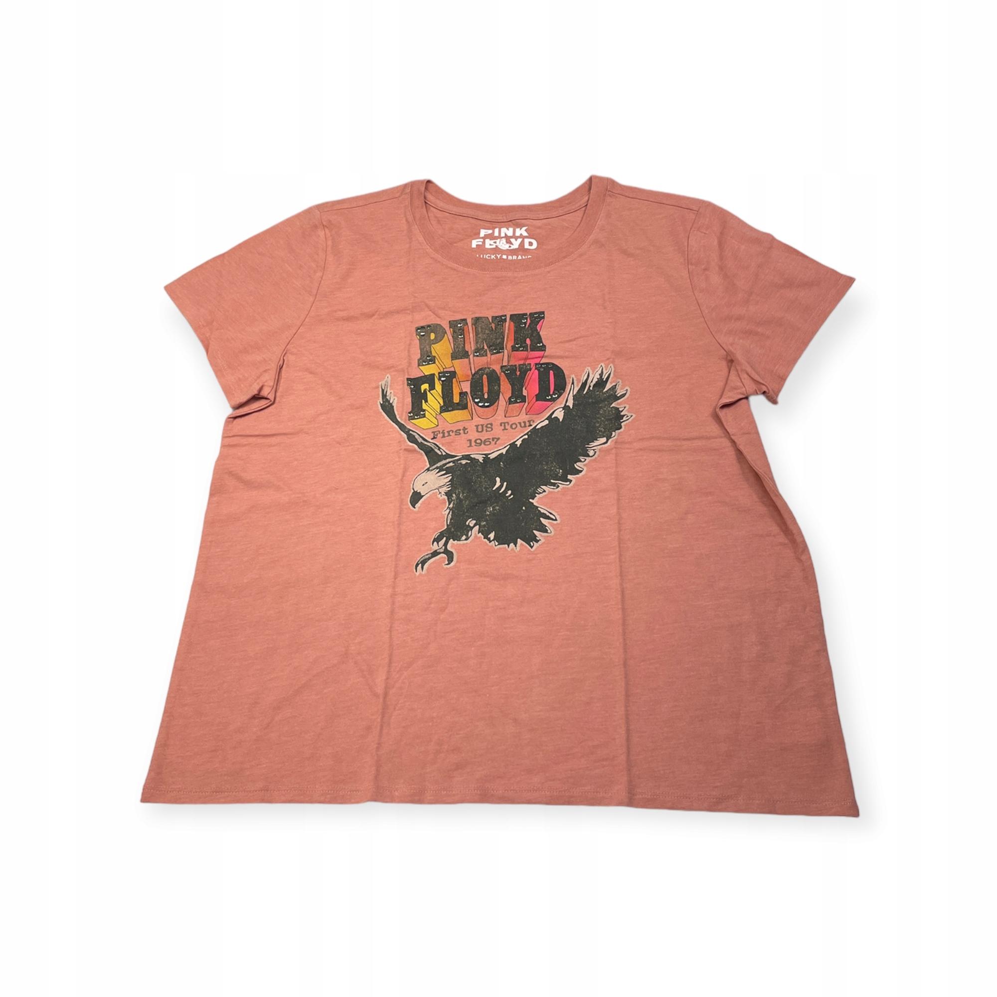 

Koszulka T-shirt damski okrągły dekolt Pink Floyd LUCKY BRAND XL