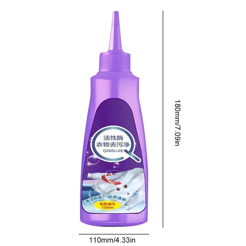 120ml High-Efficiency Enzyme Laundry Detergent – White Shirt Guardian for Tough Coffee, Mud, Grease & Oil Stains