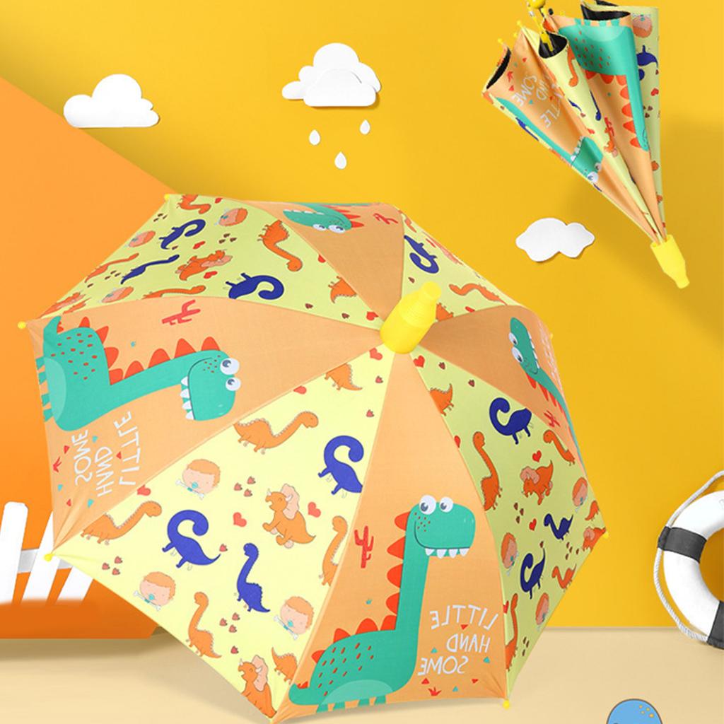 Umbrellas, Cute 8 Whales Automatic Umbrella for Children, Cartoon Pattern, for Kindergarten, School and Travel