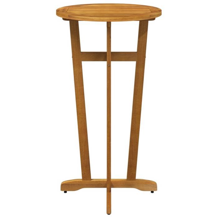 VidaXL Garden Bar Table Ø60x105 Cm Solid Acacia Wood 319698