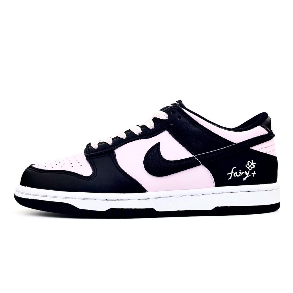 Nike Dunk Special Shopping Bag, Sweetheart Whispers Low top Skateboard Shoes Unisex Black Pink CW1590-100(Team1532-BOX)