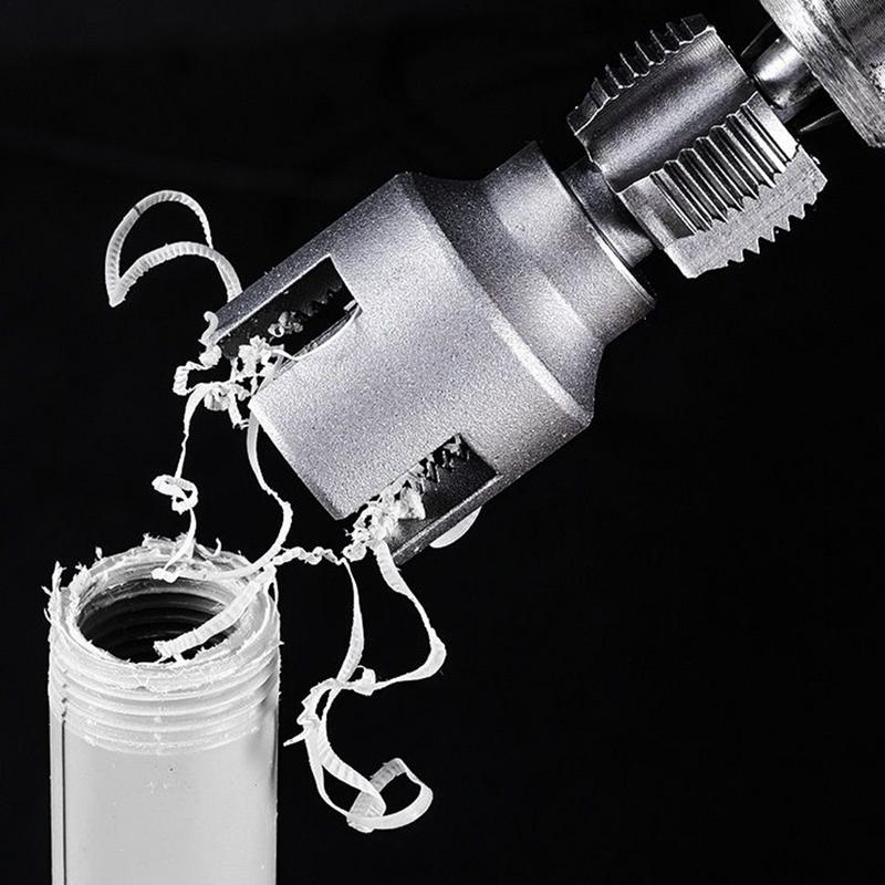 PVC Pipe Threading Tool Integrated Internal External PVC Pipe Threader Hand Tool Plumbing Maintenance for Pipeline Renovation