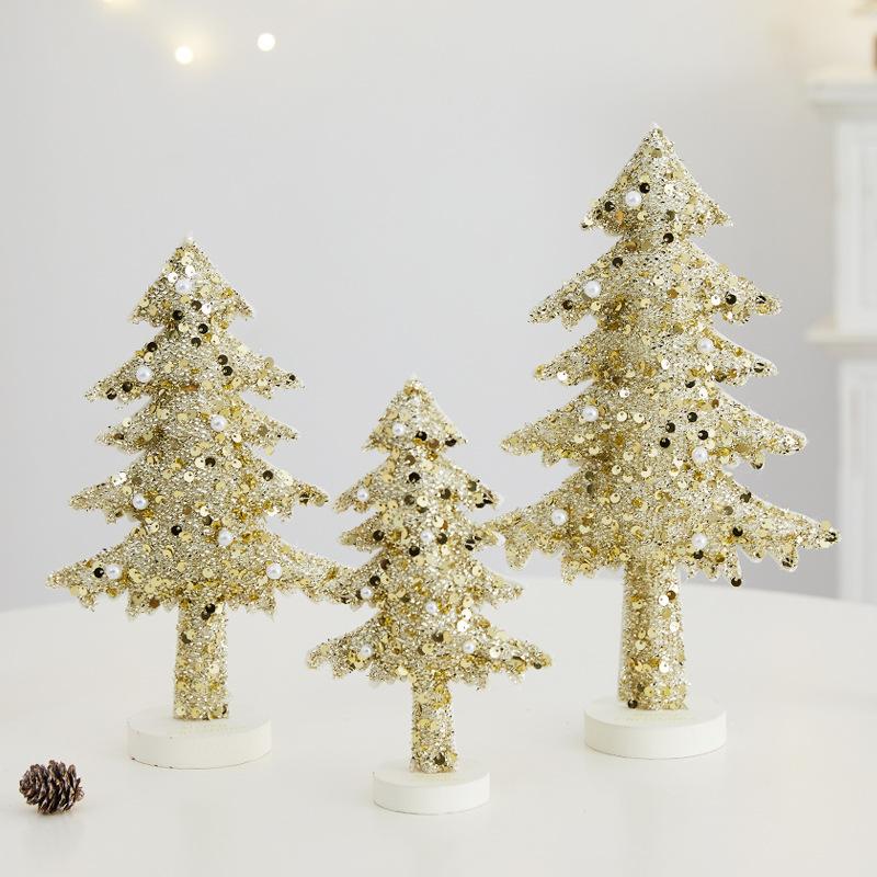 Christmas Table Decoration Items, Atmosphere-sustaining Scene Setting, Arrangement, Non-woven Fabric Three-dimensional Christmas Tree