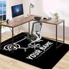 Derby County F.C. Design Area Rug Personalized Name- Non-Slip, Soft & Cozy Floor Mat for Living Room, Office - Indoor/Outdoor Carpet