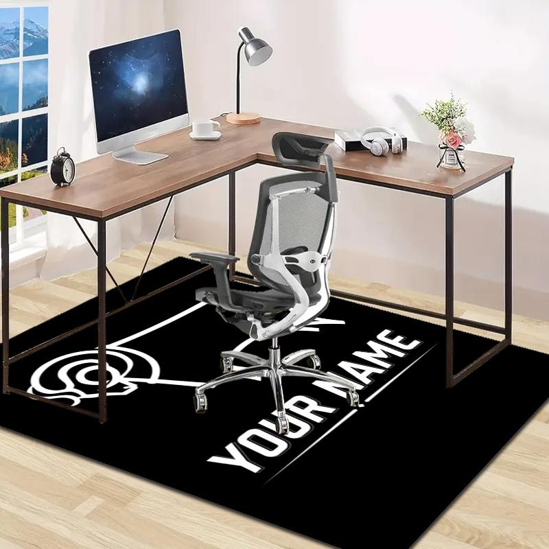 Derby County F.C. Design Area Rug Personalized Name- Non-Slip, Soft & Cozy Floor Mat for Living Room, Office - Indoor/Outdoor Carpet