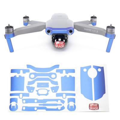 WRAPGRADE Skin für DJI Mavic Air 2, Akzentfarbe A (Celeste Blue)
