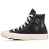 Sneakers Alte Chuck Taylor All Star Elementi Dorati Donna Nero Oro Chiaro Aironato A02209C