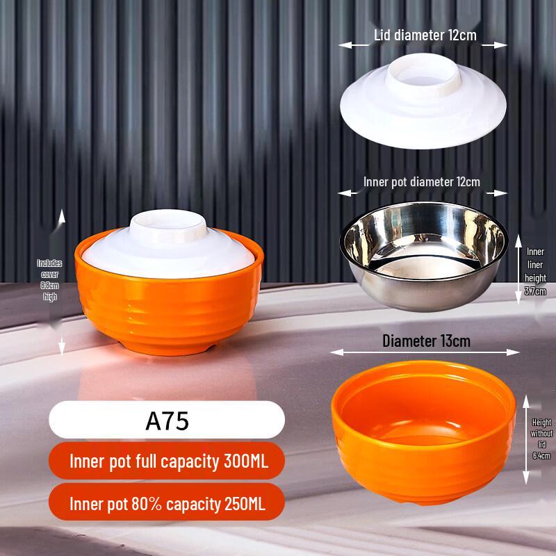 

Ru Han Thickened Melamine Soup Tureen