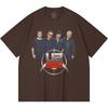 T-shirt Heavy Metal 230 g/m² 100% Bawełna Z Nadrukiem Zespołu Rockowego Popularnej Muzyki Unisex Ciężki Bawełniany T-shirt