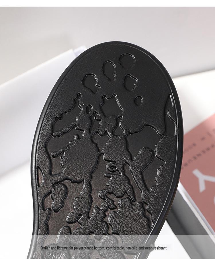 2023 Spring Collection: Women's Real Leather Heightening Mary Jane Loafers, Small Leather Shoes, Nurse Style YH812