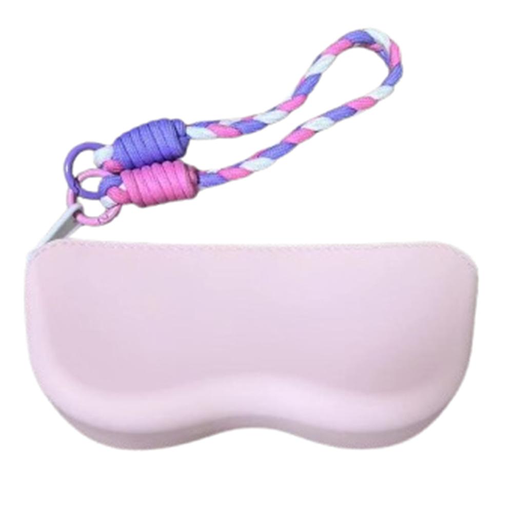 Dustproof Silicone Glasses Bag Candy Color Portable Eyeglass Bag  Outdoor