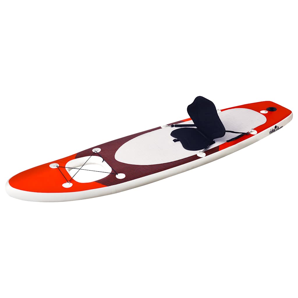 Vidaxl Inflatable Sup Board With Accessories, Red, 330X76X10 Cm