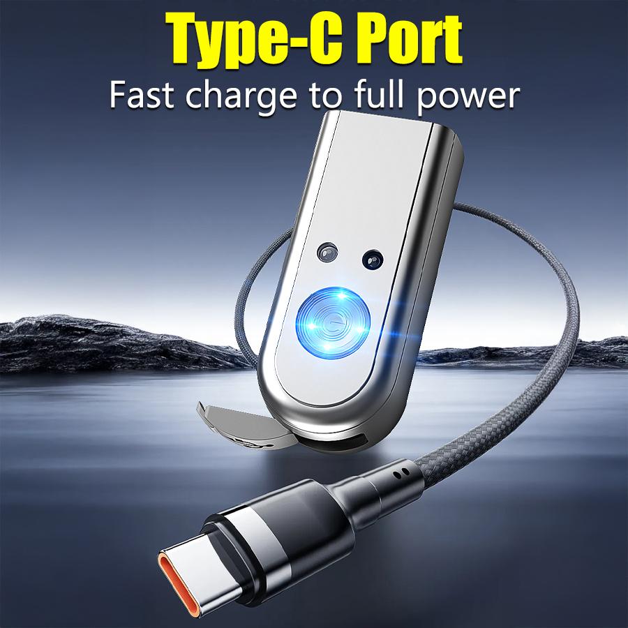 D2 LED Lightweight Headlamp Type-C Rechargeable Portable Ear Headlamp Magnetic Head Torch for Night Running Fishing and Cycling