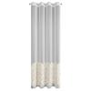 Beige Liza Curtain with Application 140X250 Cm