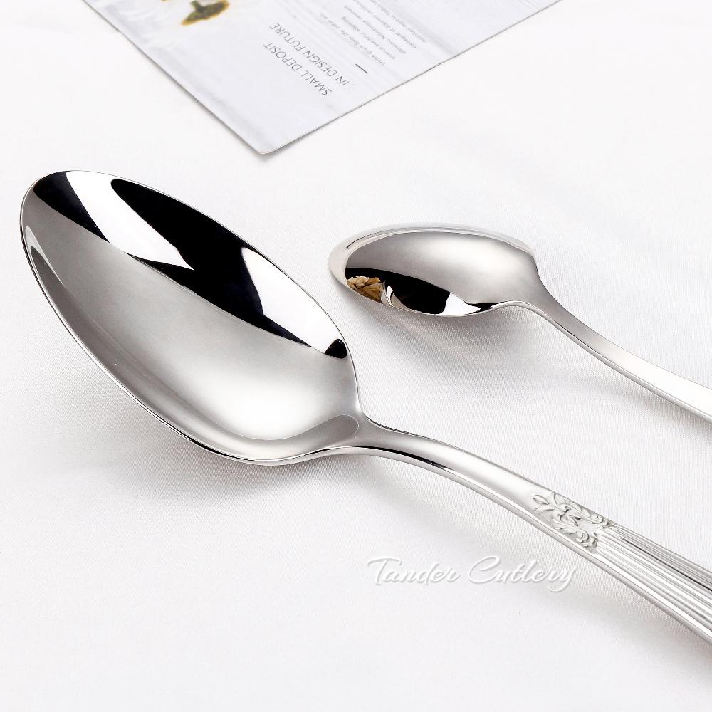 1 buc tacâmuri set oglindă din oțel inoxidabil tacâmuri argintii veselă luxoasă cuțit lingură furculiță kit acasă bucătărie nuntă tacâmuri