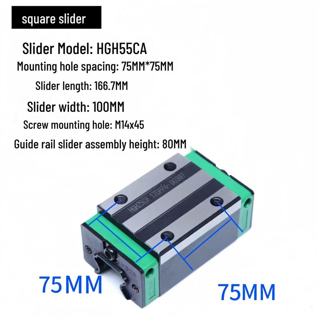 Shangyin HGH HGW Linear Guide Rail Slider HG 15/20/25/30/35 CA