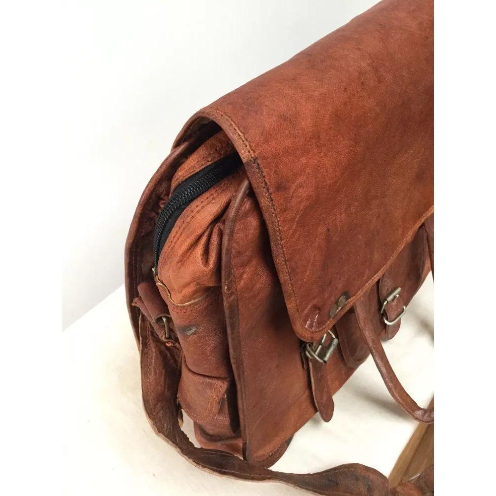 Reisetasche aus echtem Ziegenleder im Vintage-Stil, für unterwegs, Sporttasche